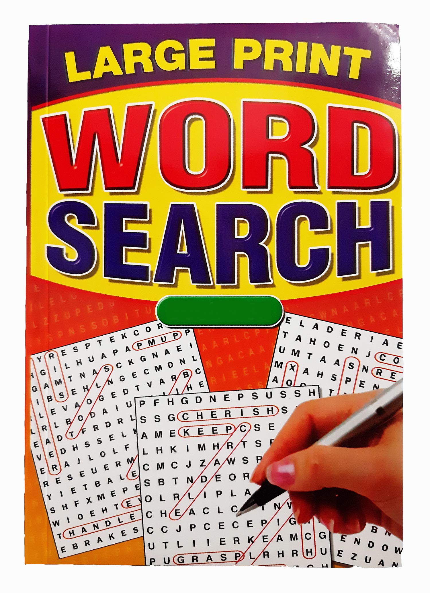 Large Print Word Search Puzzle Books Set of 4 - A4, 64 Pages Each, 2174