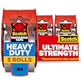 Heavy Duty Packaging Tape, 1.88 x 22.2 yd, Designed for Packing, Shipping and Mailing, Strong Seal on All Box Types, 1.5