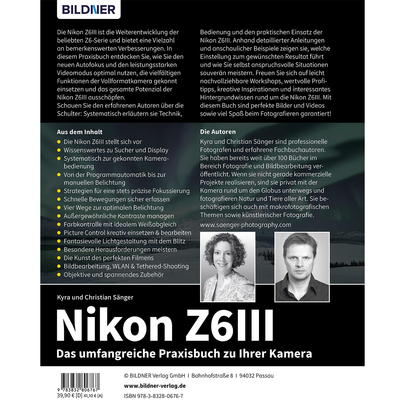 Nikon Z6III: Das umfangreiche Praxisbuch zu Ihrer Kamera: Profiwissen einfach erklärt: So gelingen perfekte Fotos & Videos – mit verständlichen Anleitungen und Praxistipps der Profis