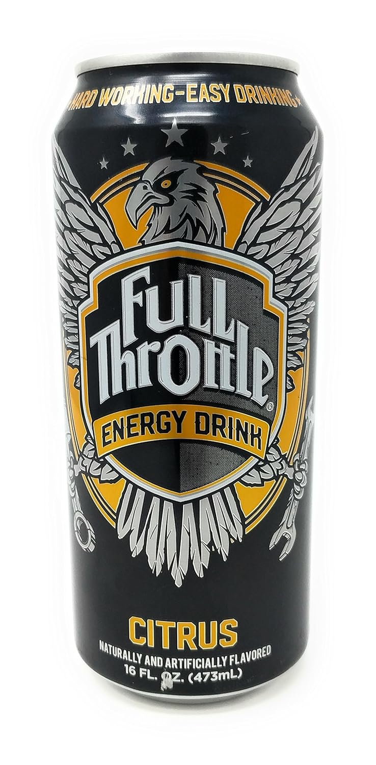 12 Pack - Full Throttle Energy Drink - Citrus - 16 Ounce