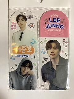 JUNHO グッズ フォトブックマーク2枚セット しおり 韓国俳優 グッズ 写真 トレカ ポカ [並行輸入品]