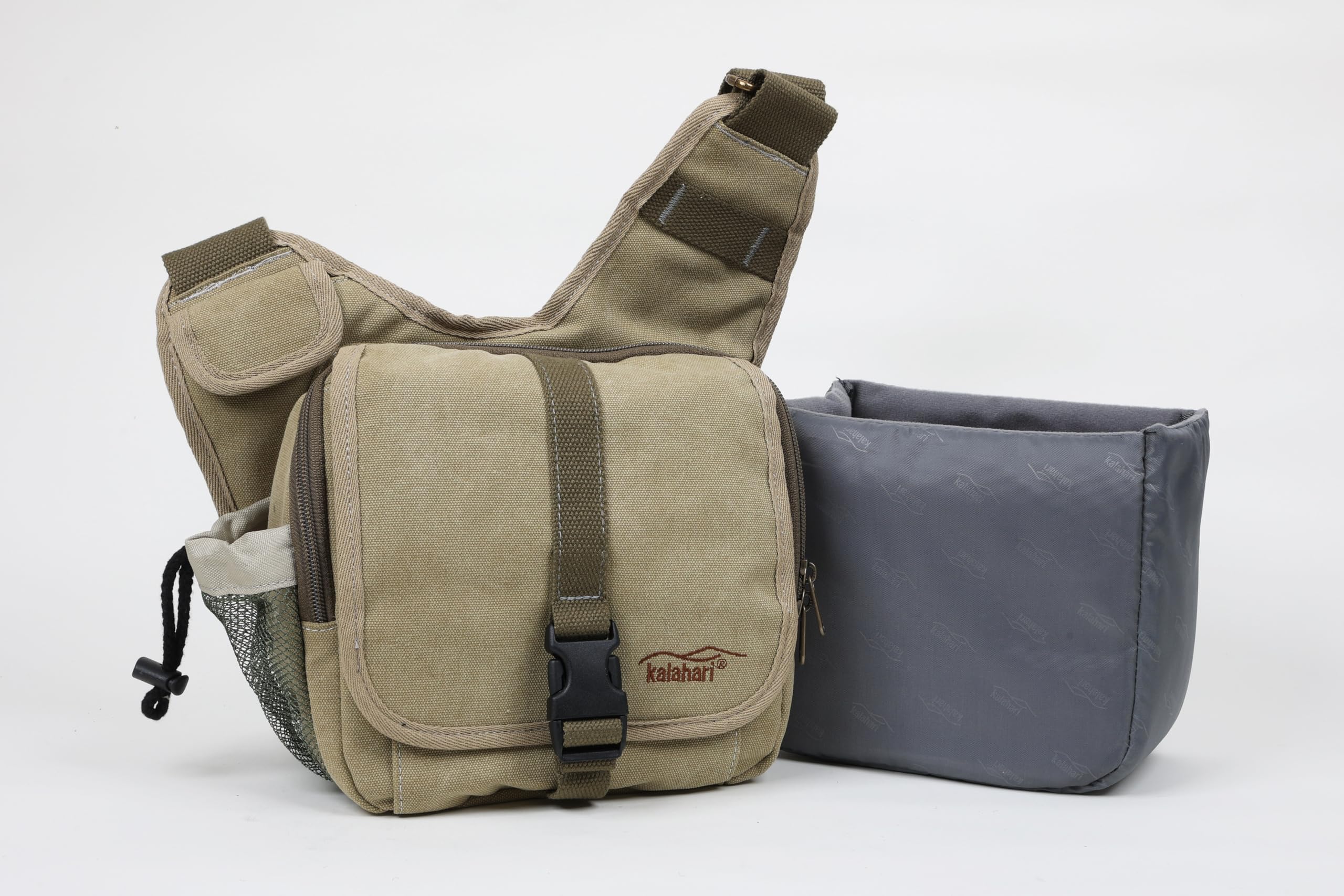 Kalahari K-51 Kikao Canvas Fototasche Khaki