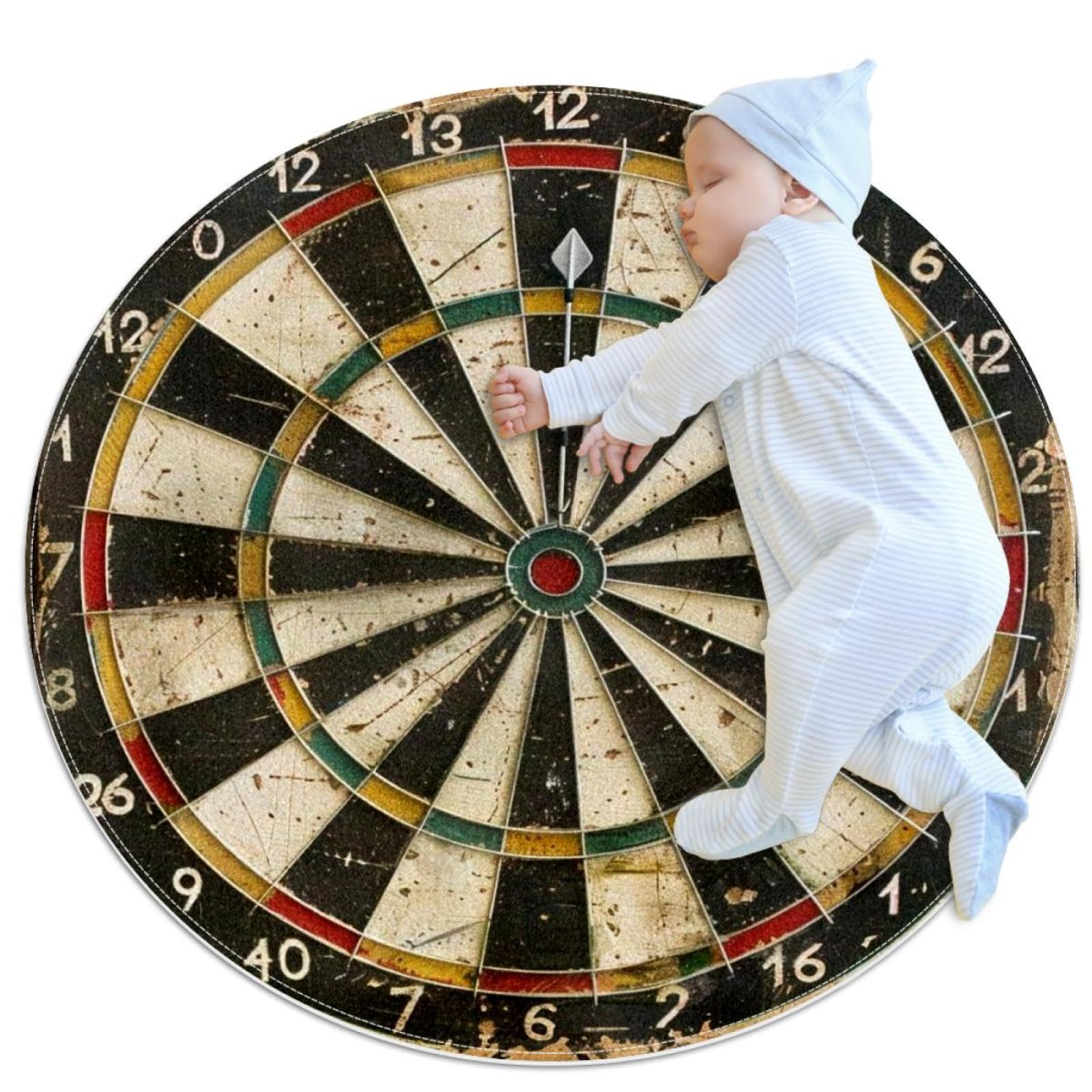 Tapis de fléchettes antidérapant pour créer un coin jeu dans une chambre d'enfant