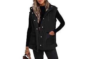 ANRABESS Womens Fuzzy Fleece Vest, The Ultimate Comfort and Warmth for Fall Fashion 2024
