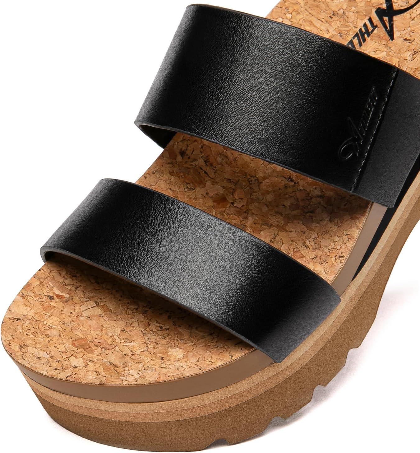 Athlefit Platform Sandals Women Summer Flatform Slides for Women Comfortable Arch Support Beach Sandals - Image 5