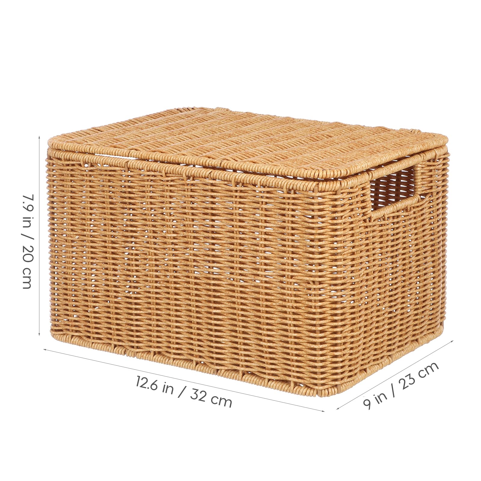 Cesta Biancheria Vimini Cestini Per Con Coperchi: Contenitori Per Cestini Intrecciati A Mano In Intrecciate Con Struttura In Metallo Baule Vimini