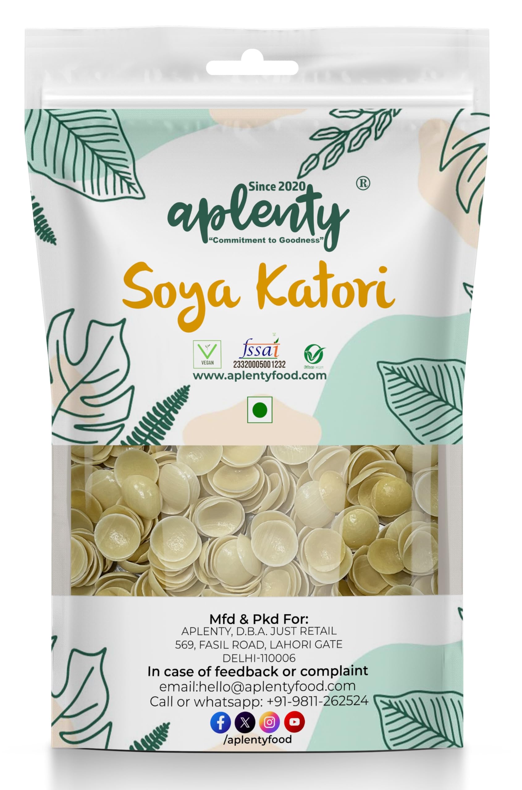 Aplenty Soya Katori Fryums 900gx2 | Ready To Fry Or Microwave | SOYA Cup Tasty & Healthy-image-28