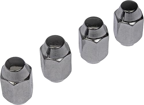 Dorman 711-109 Tuerca de rueda cromada bellota 716-20 compatible con modelos seleccionados, paquete de 4