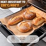 CAREGY 240Pcs Unbleached Parchment Paper Sheets, 12 x 16 Inch,Precut Non-Stick Parchment Paper for Baking,Cooking, Grilling, Air Fryer and Steaming,Fit for Half Sheet Pans