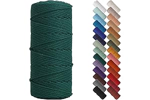 NOANTA Dark Green Macrame Cord: The Perfect Choice for Crafting Projects