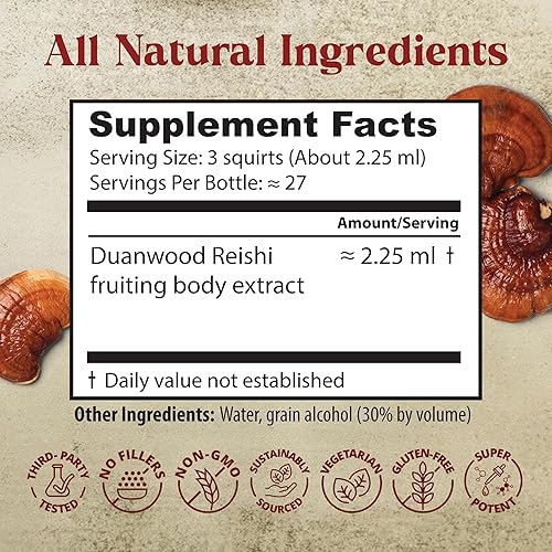 Miniatura 6 de Dragon Herbs - Duanwood Reishi Drops - 2 fl oz