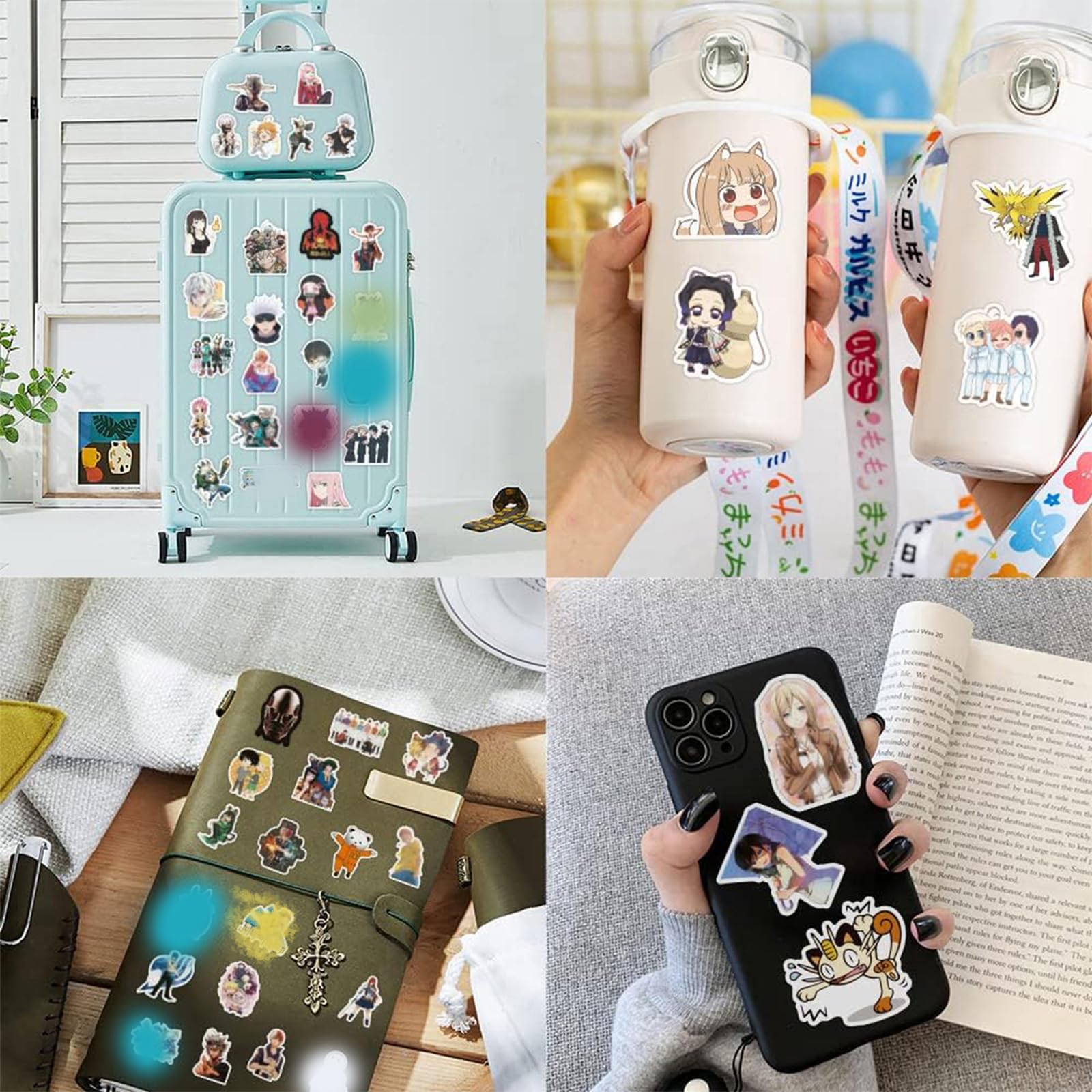 50 Adesivi Anime Giapponesi - Decalcomanie In Vinile Impermeabili Per Decorare | Sticker Misti Popolari - Foto 3