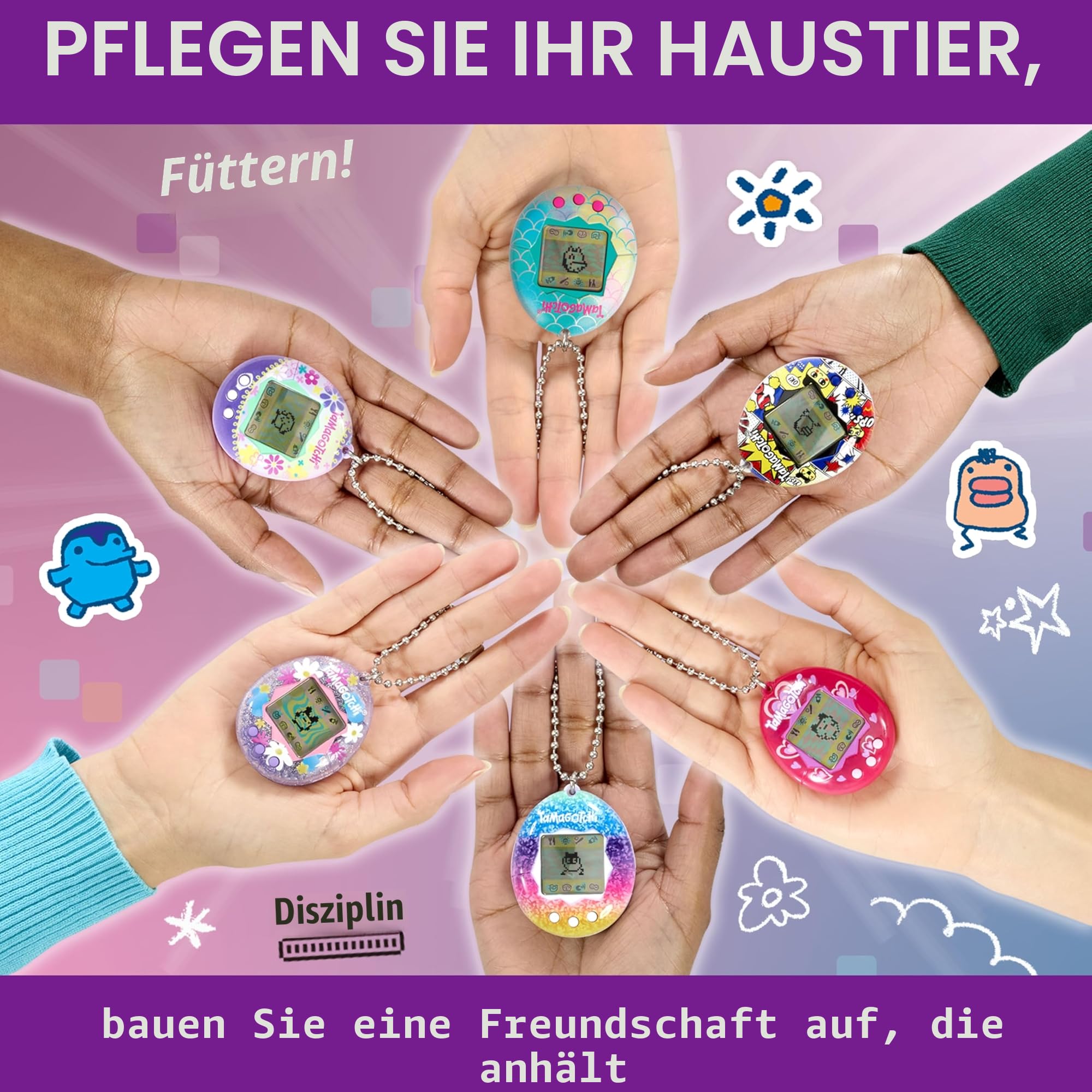 TAMAGOTCHI Bandai Original Sakura - virtuelles elektronisches Haustier - 42886
