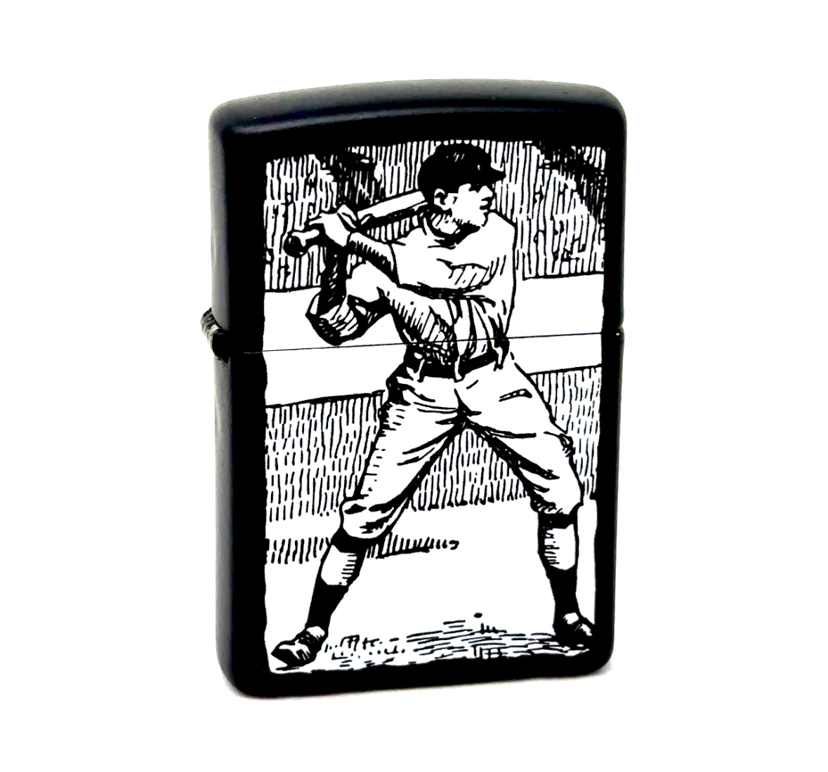 Encendedor Zippo Negro Mate a Prueba de Viento miniatura 7