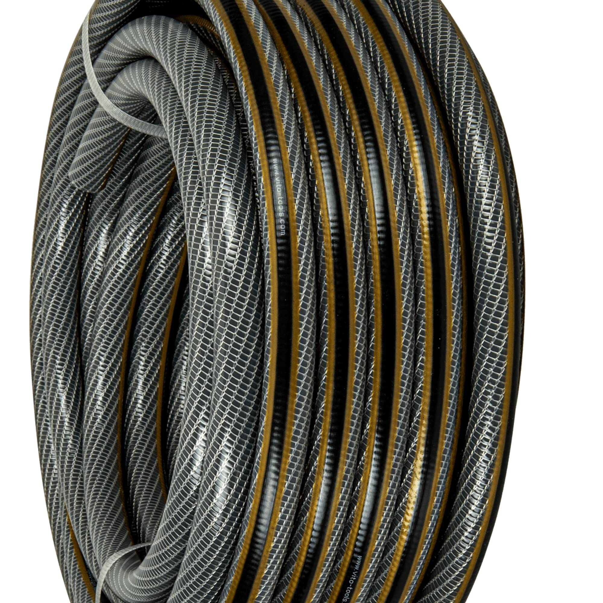 VITO - Tuyau arrosage Professionnel Flexible Ø 19mm/ 20mètres 5 Couches 20 Bars Anti Torsion Spécial Chantier Résiste aux UV