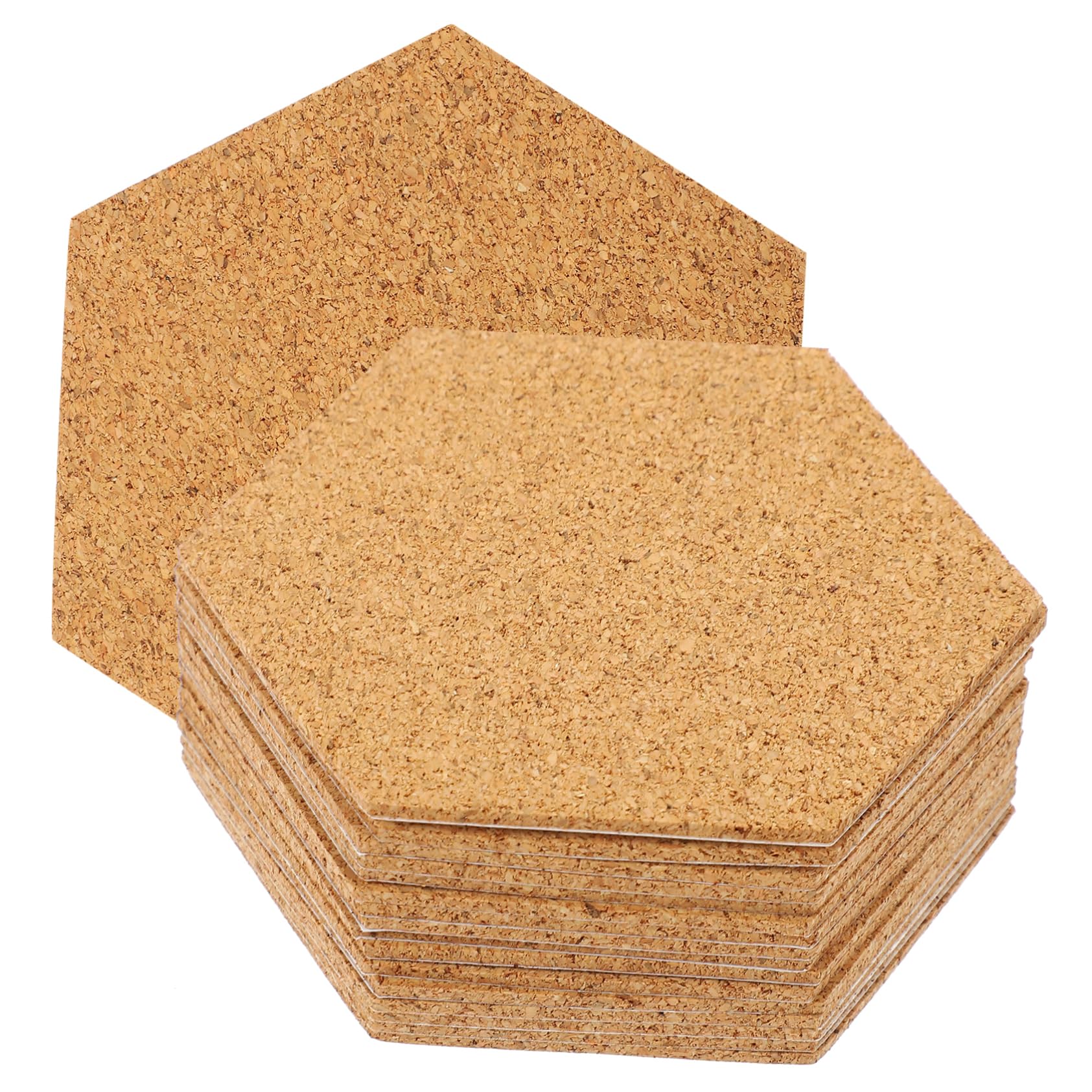 Dessous de verre adhésif liège naturel STOBOK pour protection bureau et tapis liège