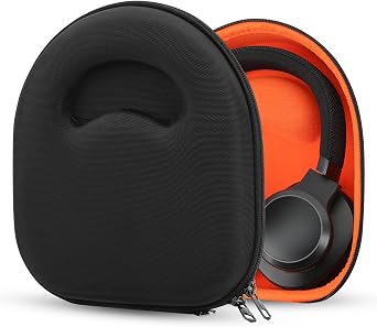 Geekria Shield Headphones Case Compatible with JBL Tune 770/760/750NC, Tune 720BT, Live 770NC and More, Replacement Hard Shell Travel Carrying Bag with Cable Storage Black