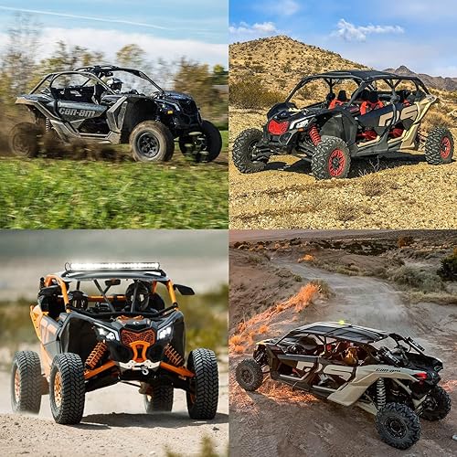 Miniatura 4 de Pastillas de freno para Can-Am Maverick X3 & X3 Max 4x4 XRS DPS Maverick Sport Trail 800 1000 2017-2025, 4 juegos pastillas de freno delanteras y