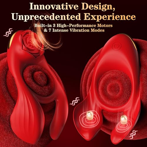 Miniatura 4 de Anillo Vibrador para el Pene para Parejas, Juguete Sexual para Hombres y Mujeres, Anillo de Pene Masculino Funda de Silicona Juguetes para Adultos