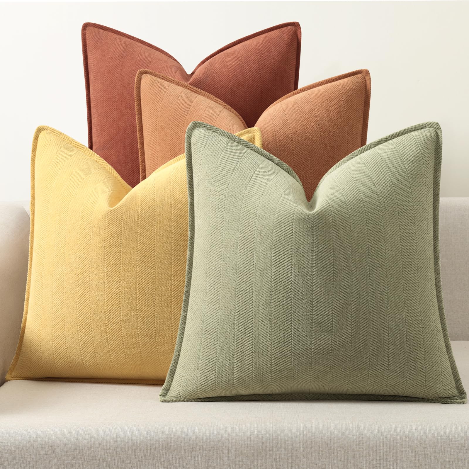 Housses de coussin 50x50 en chenille luxe pour une décoration élégante