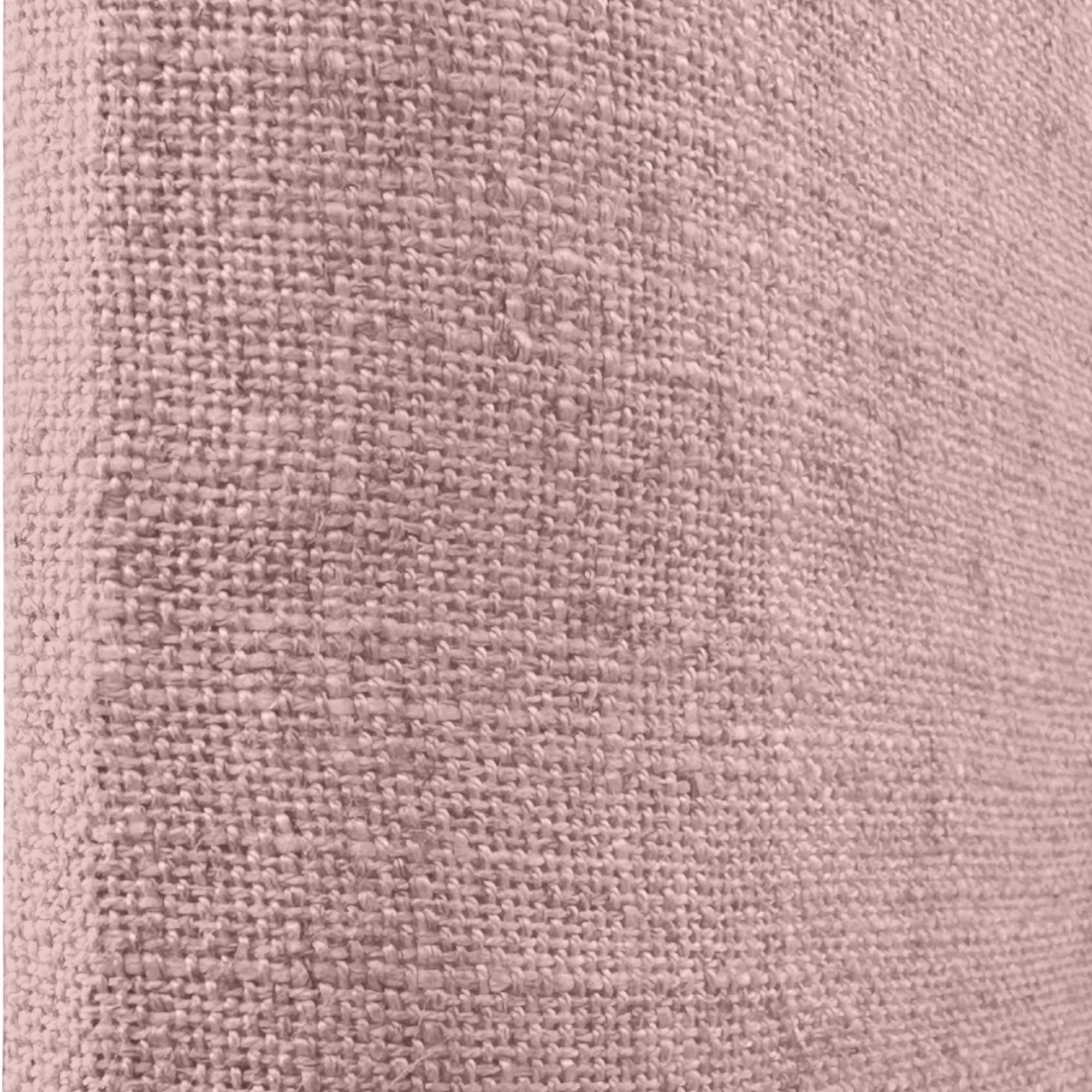 DHOME Cabecero Tapizado Liso Redondeado Lino Natural para Pared Acústicos Cabeceros Absorbentes Cabezal Cama Dormitorio (Rosa Palo, 105cm)