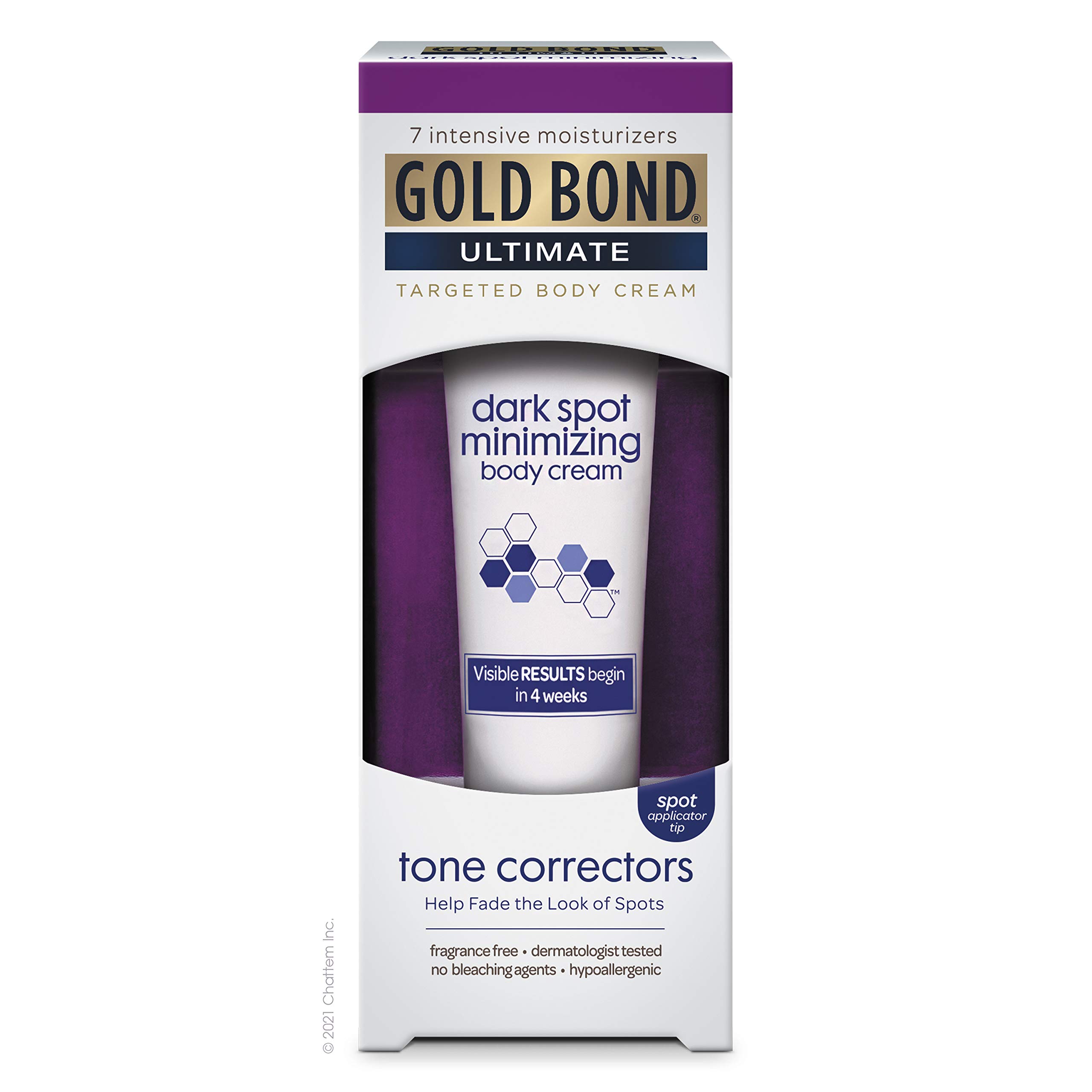 Buy Gold Bond Dark Spot Minimizing Body Cream, 2 Ounce, Moisturizes and Exfoliates Skin to Help