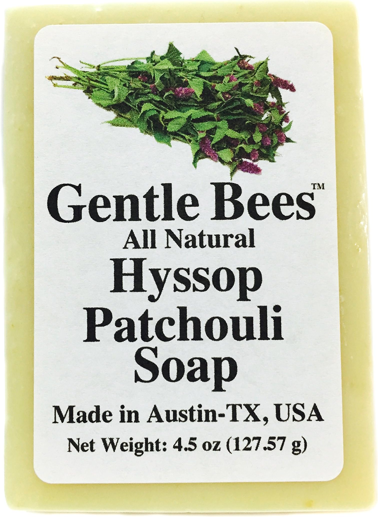 Gentle Bees Hyssop Patchouli Soap