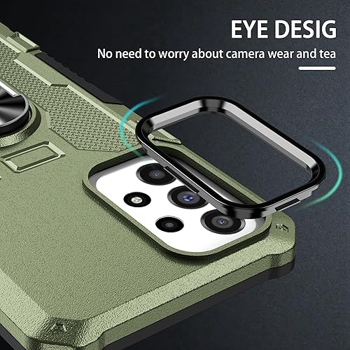 Miniatura 4 de Funda compatible con Honor X7, funda protectora magnética a prueba de golpes, compatible con Honor Play 30 Plus 5G, funda 2 en 1, color verde
