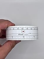 Vista 4 de Regla de medición de heridas autoadhesiva de 8 pulgadas (rollo de 125)