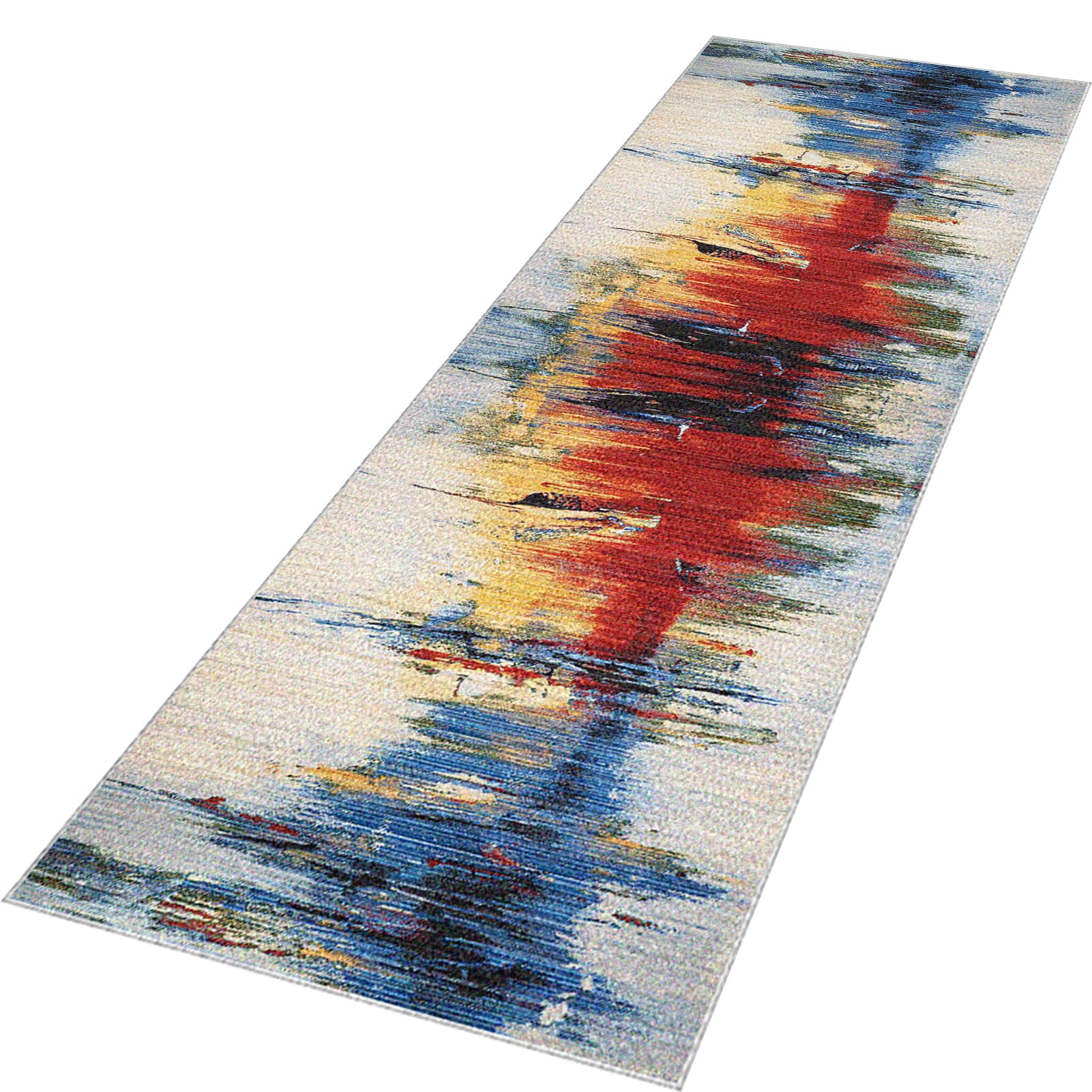Carpet Runner Rugs for Hallway Non Slip Hall Runner Machine Washable Kitchen Laundry Room Long Area Rug Door Mat Runner for Hallway Entryway Kitchen Stair Bedroom Living Room Floor Rugs 40 x 90 cm