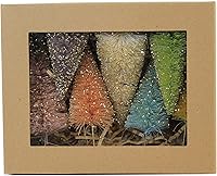 Vista 4 de Bethany Lowe Diseños Pastel Rainbow Botella Cepillo Bosque Retro Pascua Decoración, Juego de 7