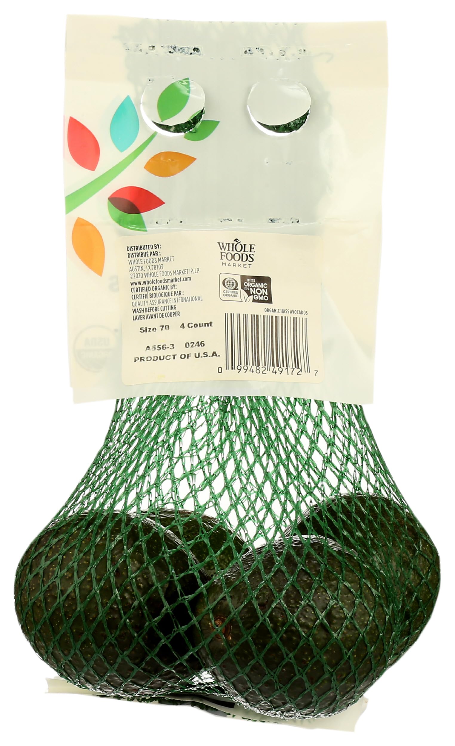 365 Everyday Value, Organic Hass Avocados, 4 Count