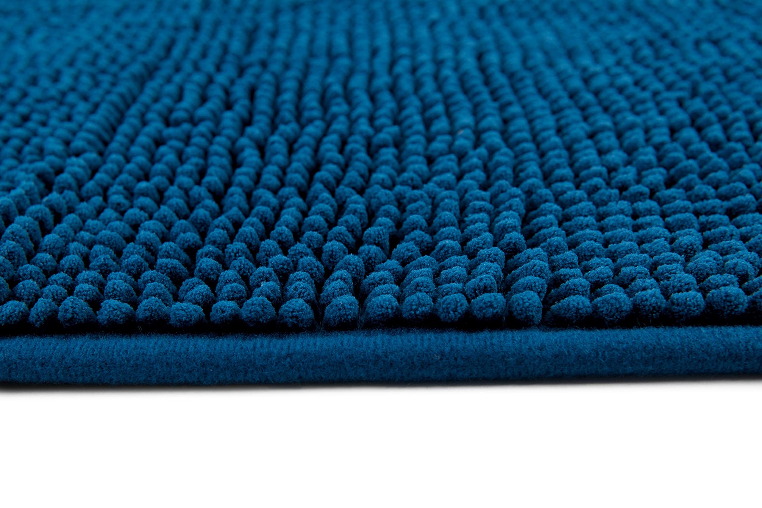 Tappetino Doccia Antiscivolo, Tappetino Doccia Angolare Antimuffa 70x70 Cm, Tappetino Da Bagno Con Ventose E Fori Di Drenaggio (bianco) | Leroy Merlin - Foto 3