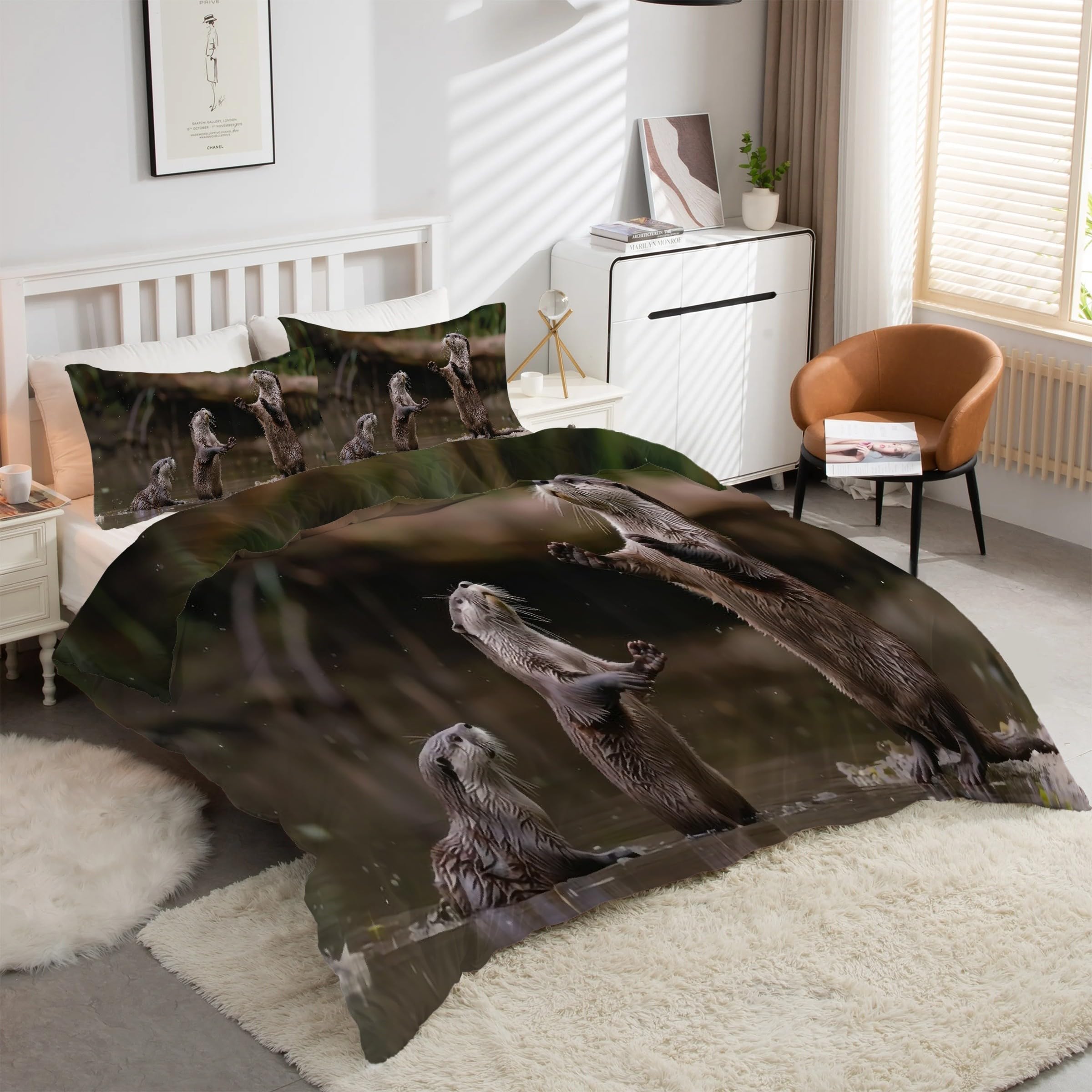 Housse de couette paresseux douceur absolue 200x200 cm pour sommeil réparateur