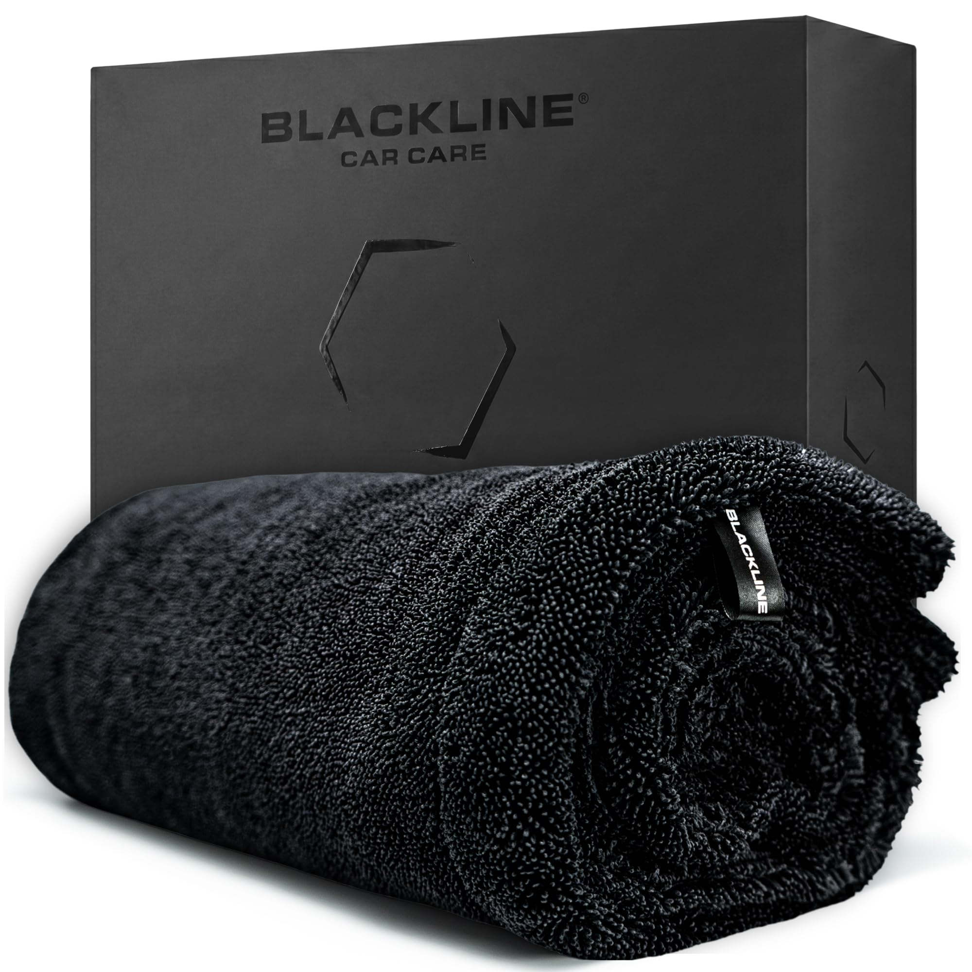 Blackline Colossal Trockentuch, Ultra-saugfähig, gedrehte Schlaufe, Mikrofaser-Trockentuch, 1300 g/m², 90 x 60 cm