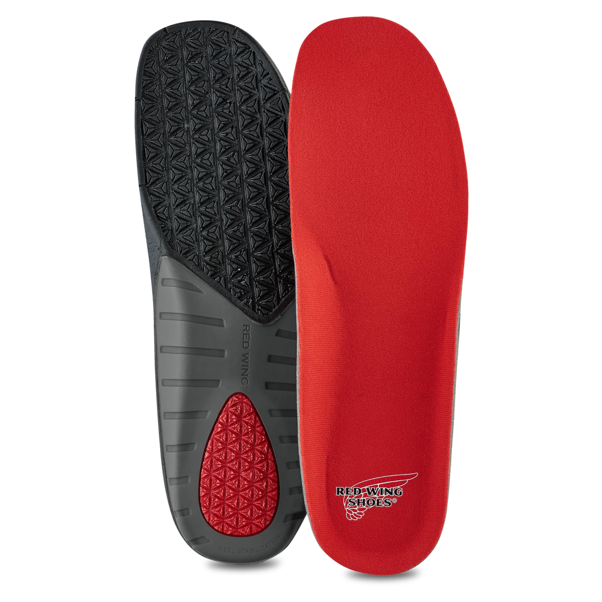 Red Wing Shoes Quadrex Replacement Footbed Insoles, Molded Arch, Gel Heel Pad, 11.5 Wide