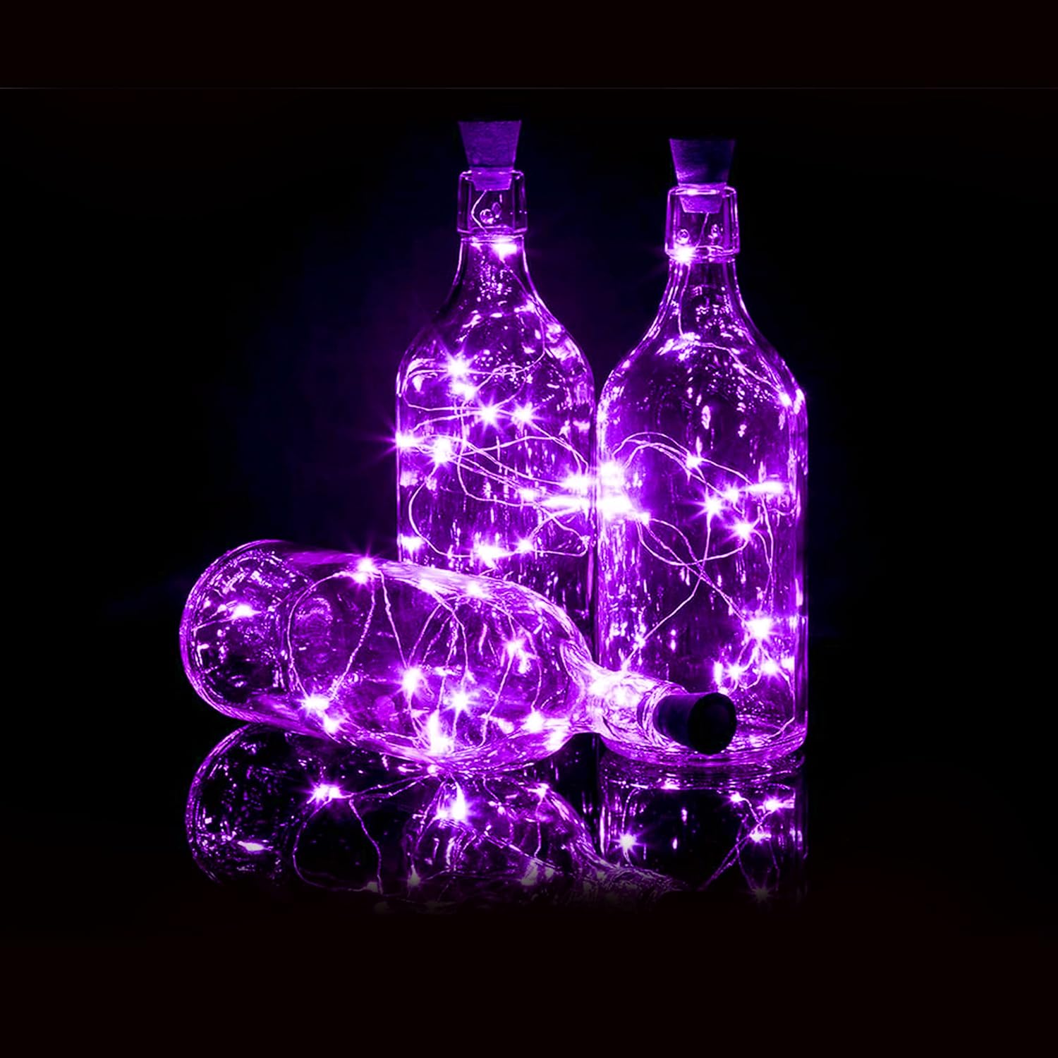 Bottle Lights 12 Pack 20 LEDs Cork Lights for Wine Bottles