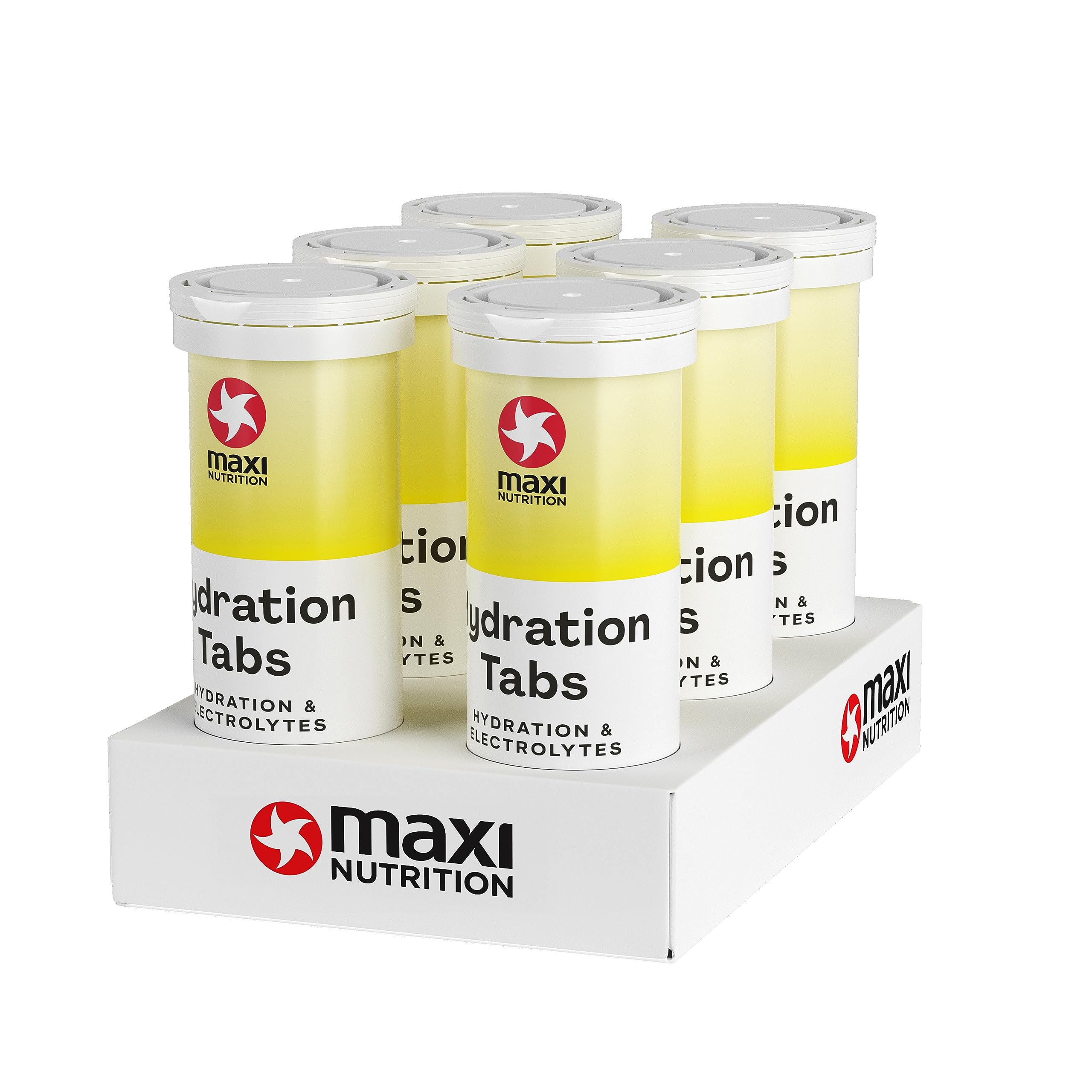 Maxi Nutrition - Tabletas de hidratación, limón limón, cero azúcar, tabletas de electrolitos efervescentes para mejorar la hidratación y recuperación (Sabor Lima Limón)