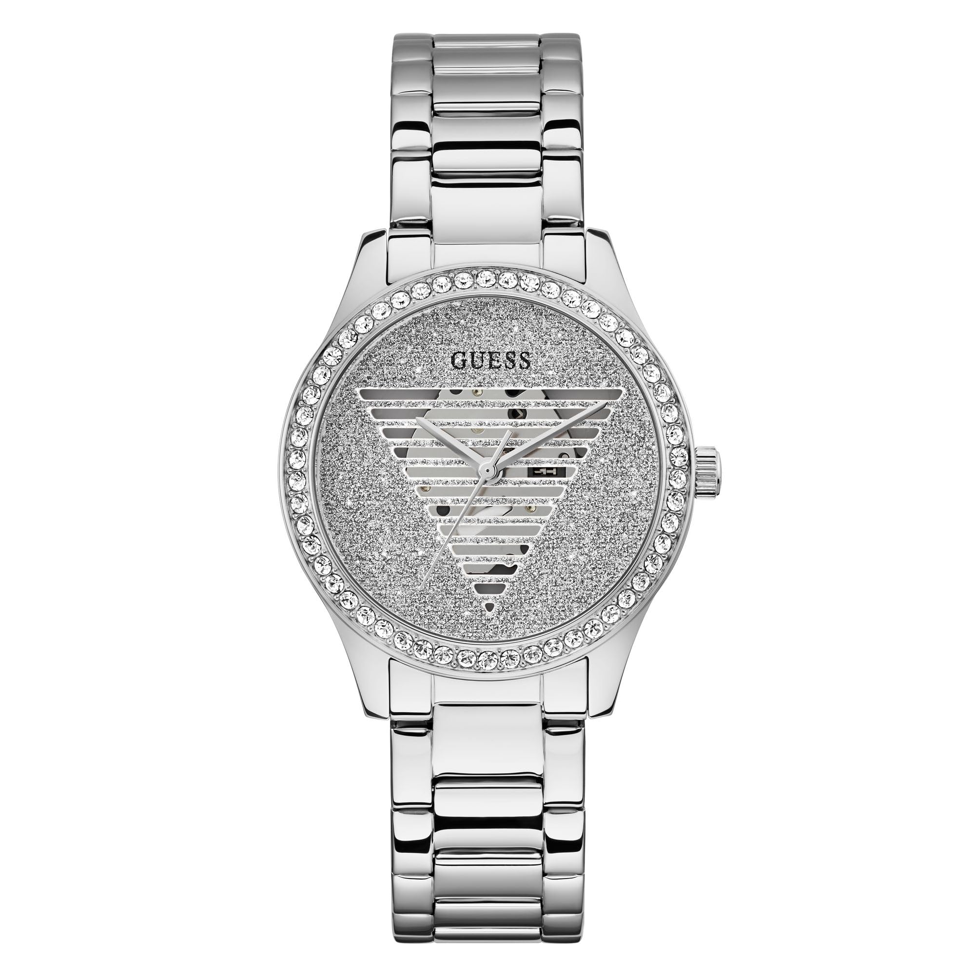 GUESS Stainless Steel Women 38 Mm Silver Dial Analog Watch- Gw0605L1 (B0CDQTPT92) Amazon Price History, Amazon Price Tracker