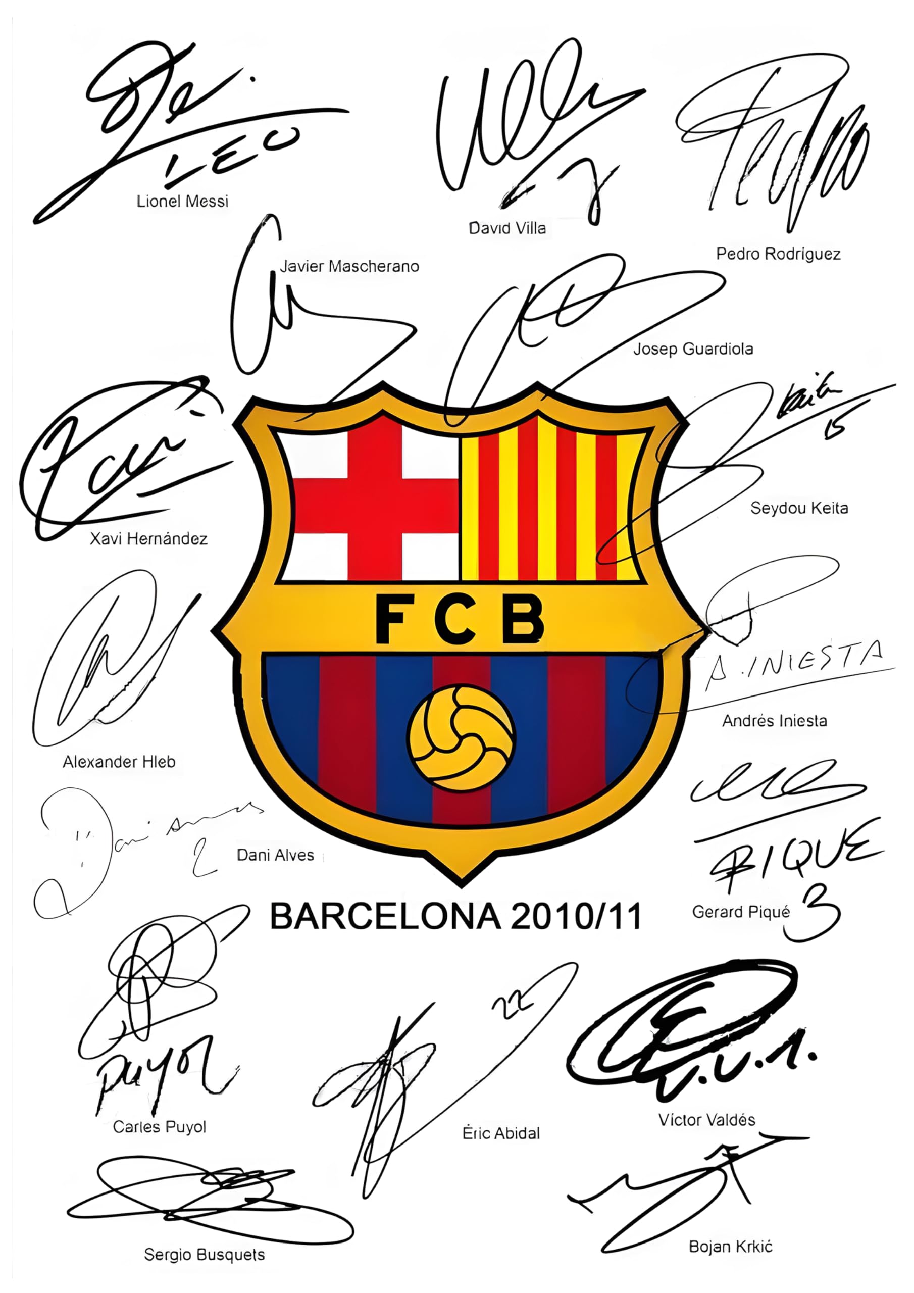 FC Barcelona Poster - Barcelona Stickers - FCB Posters - Barcelona Logo Sticker - Football Club Posters for Wall - Barcelona Wall Sticker - FC Barcelona Posters for Living Room, Bedroom Decoration