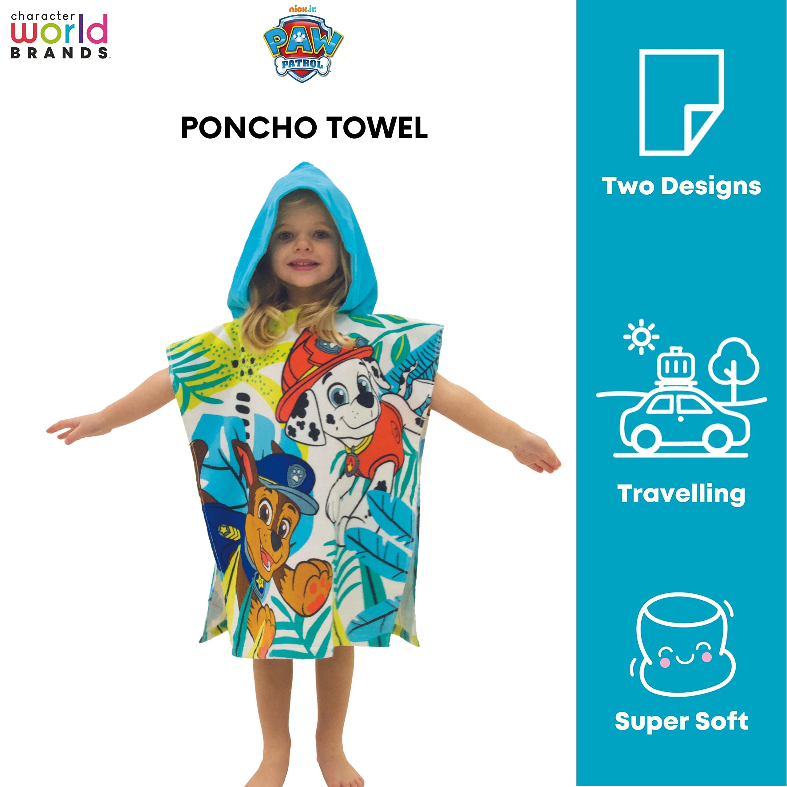 Paw Patrol Tower Paw Patrol Hooded Bath Beach Towel Poncho