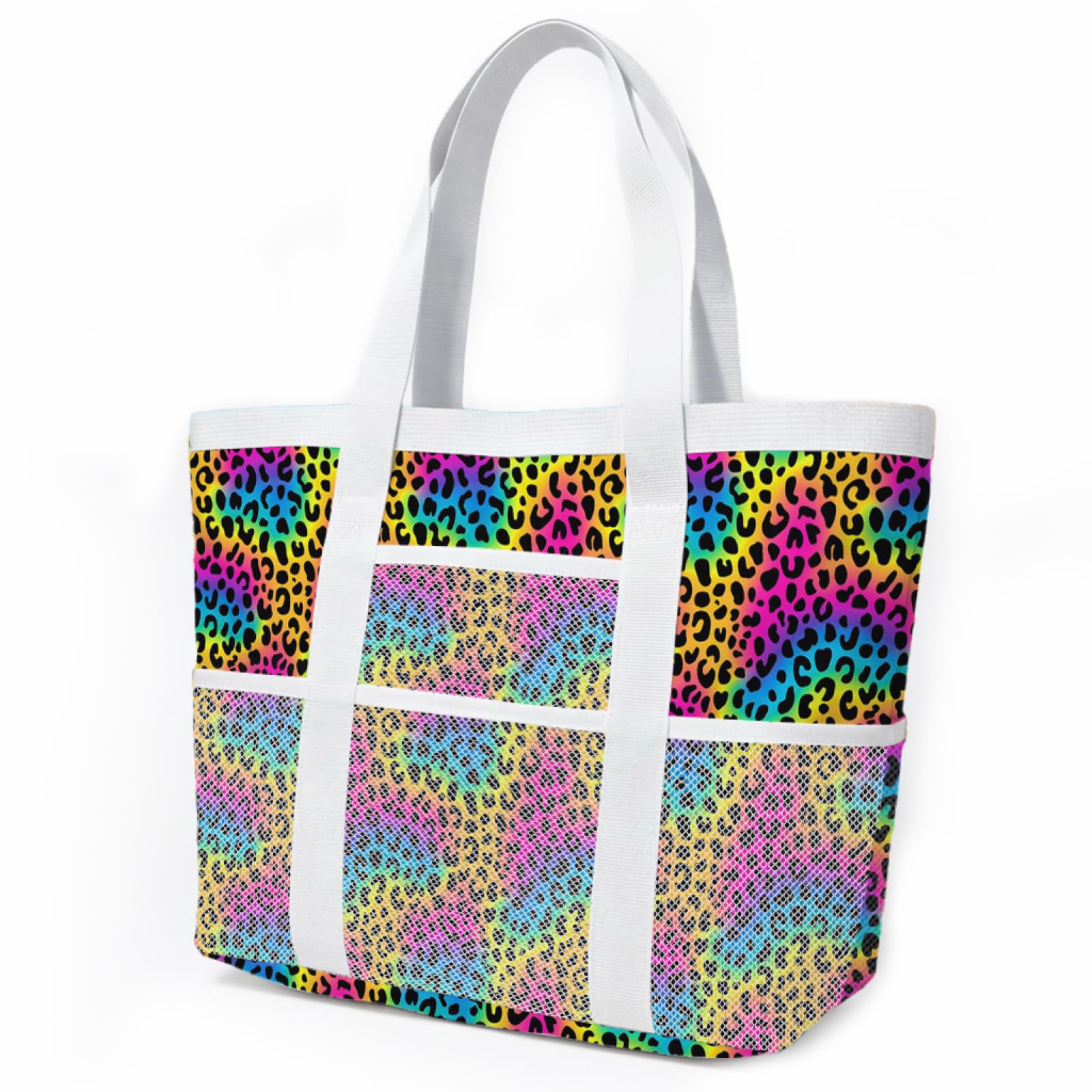 Borsa Mare Grande Borsa Mare Donna Resistente Beach Tote Bag Spiaggia Con Zip Shopping Bag Donna Borse Mare Pieghevole Leggera Borsone Piscina Viaggio