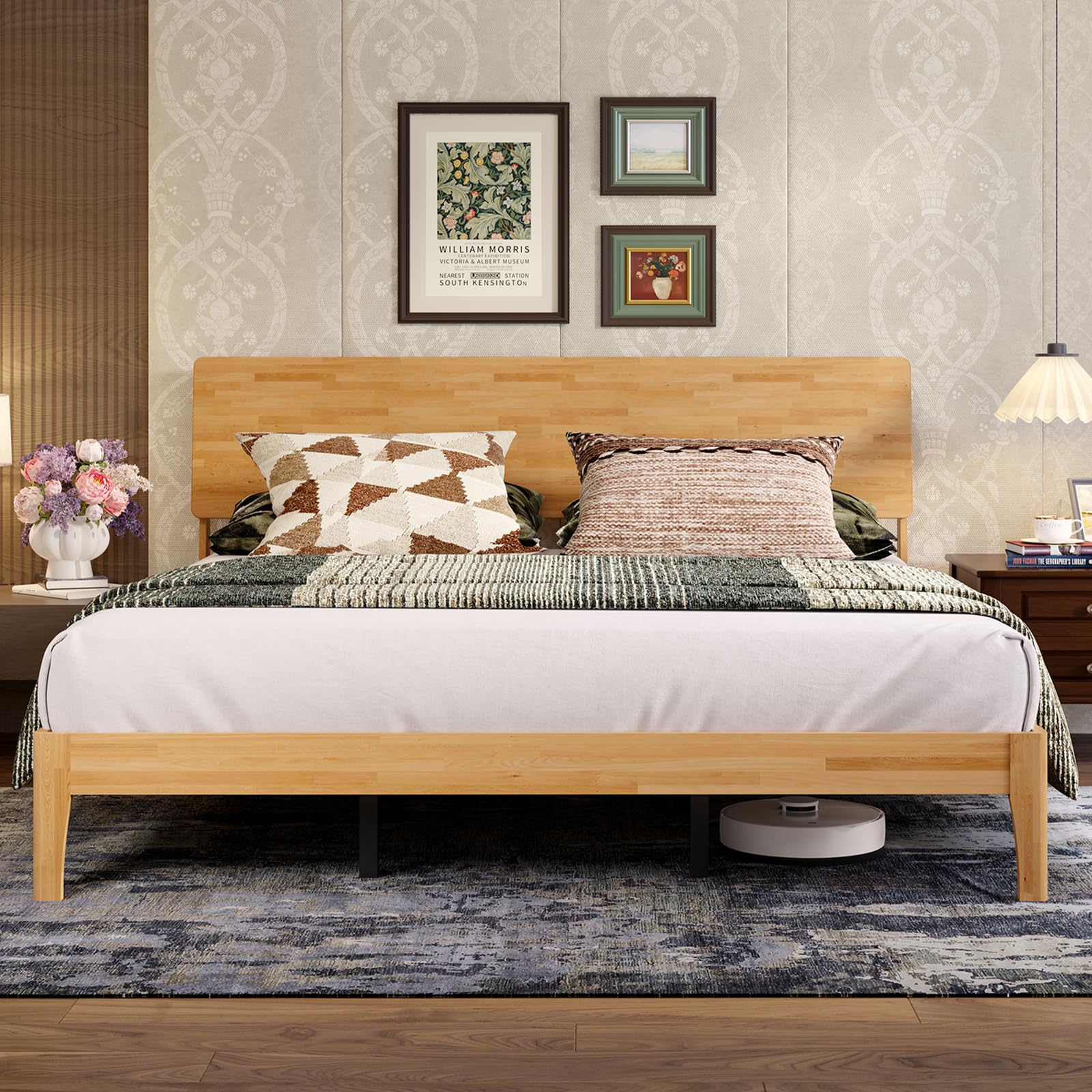 Photo 1 of Novilla King Size Solid Wood Bed Frame