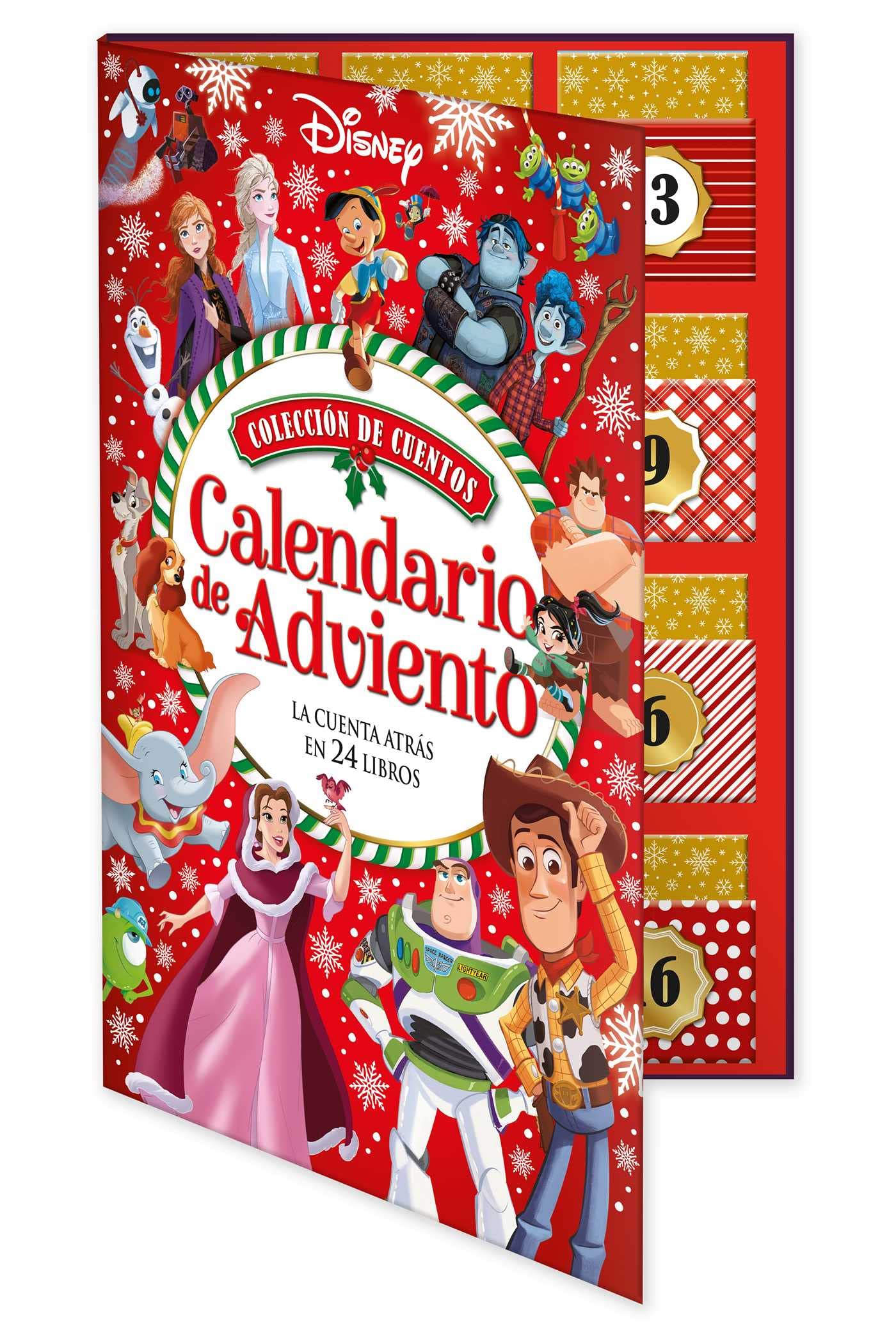 Disney Calendario de Adviento: Colección de CuentosLa Cuenta Atrás en 24 Libros: Colección de CuentosLa Cuenta Atrás en 24 Libros