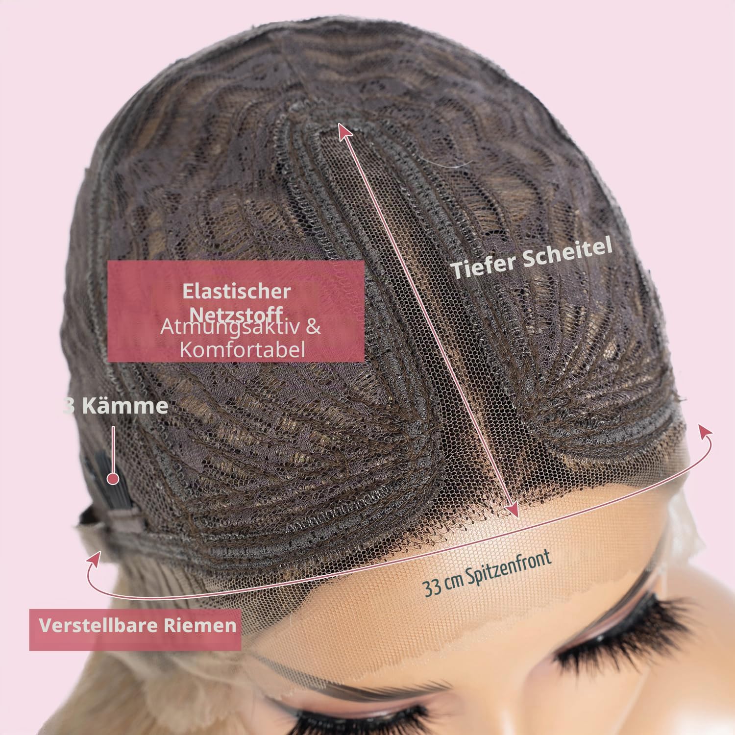 Style Icon Brown Curtain Bangs Wig HD Lace Front Wigs 26 Inches Long Muti Layered Wigs Synthetic Lace Front Wig 13x5x1 T Part Wig for Daily Party Use