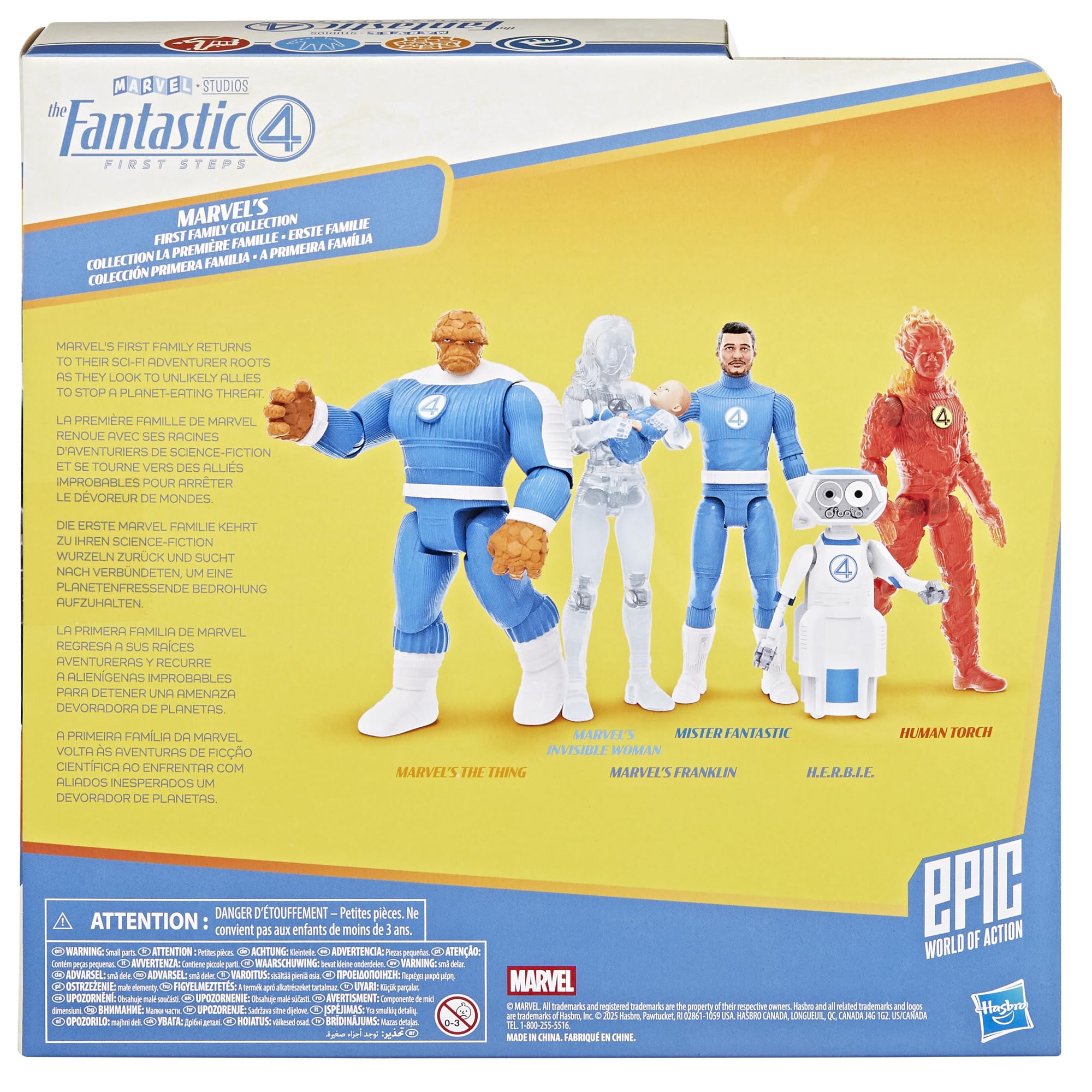 MARVEL STUDIOS フィギュアセット C D F Marvel Studios The Fantastic Four Epic World of Action Marvel's