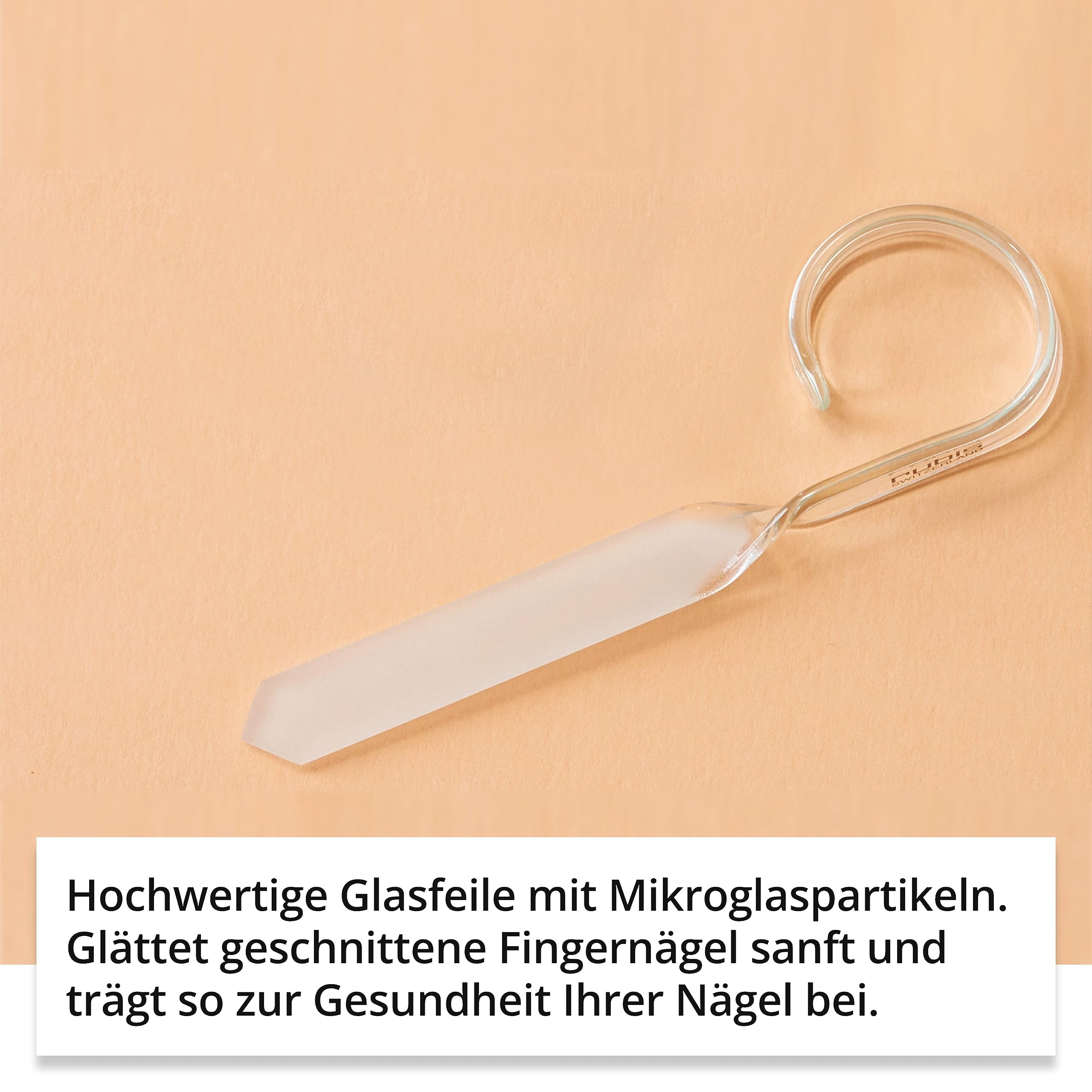Rubis Minuit Maniküre Set - Nagelpflegeset - Maniküre Set mit Pinzette, Nagelknipser, Nagelschere mit Feile - Nagelset - Nageletui klein 4 teilig - Blau