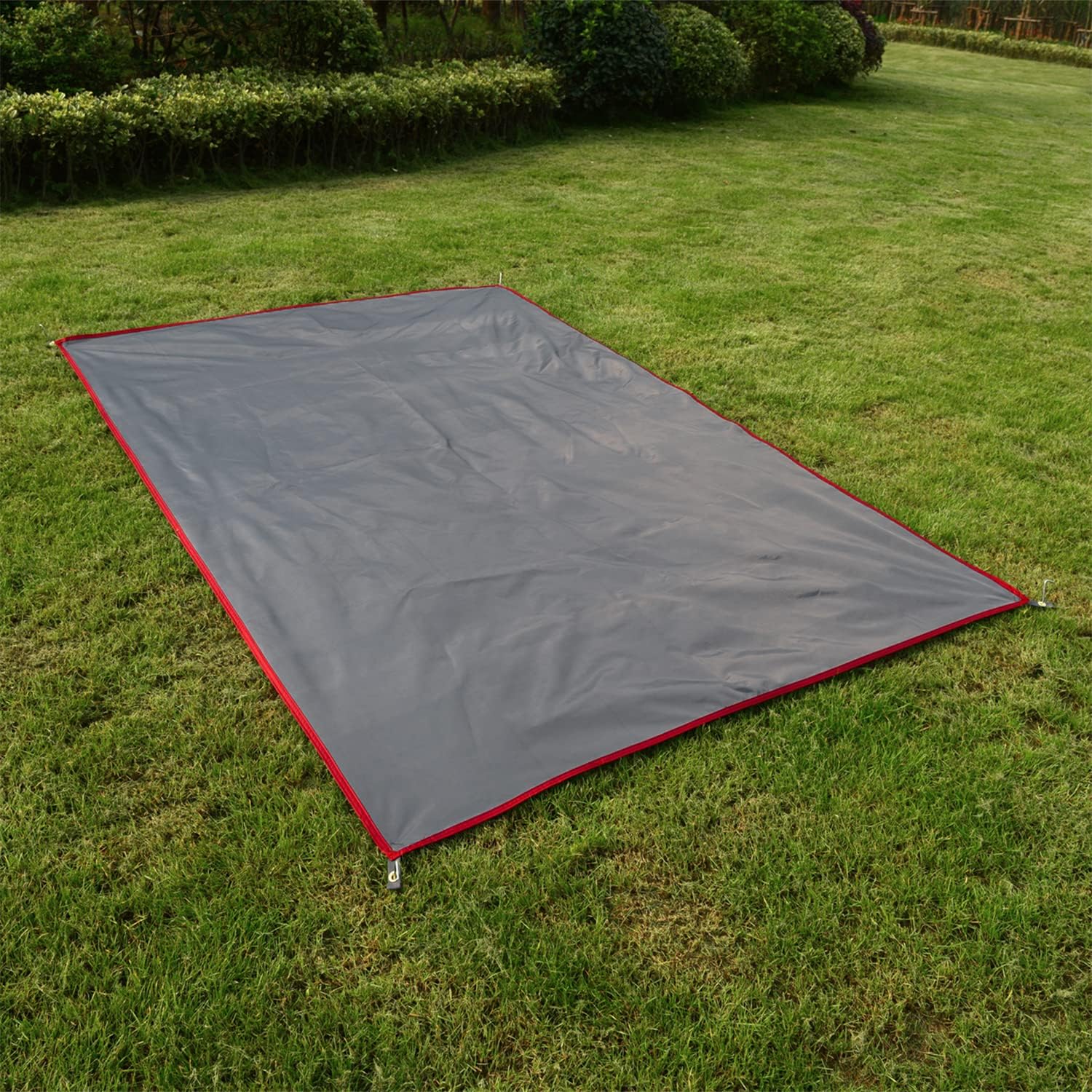 Wind Tour Portable Multifunctional Outdoor Camping Tarp Groundsheet Footprint Lightweight Floor and Ground Tarps for Camping Hiking with Carry Bag (177" x 177")