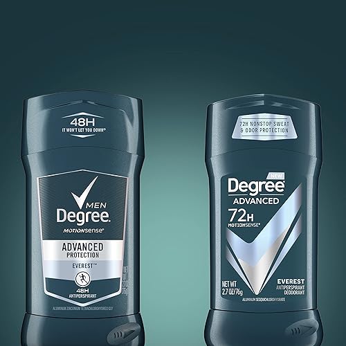 Miniatura 12 de Degree Desodorante antitranspirante para hombre, 72 horas, protección contra el sudor y el olor, antitranspirante Everest para hombres con