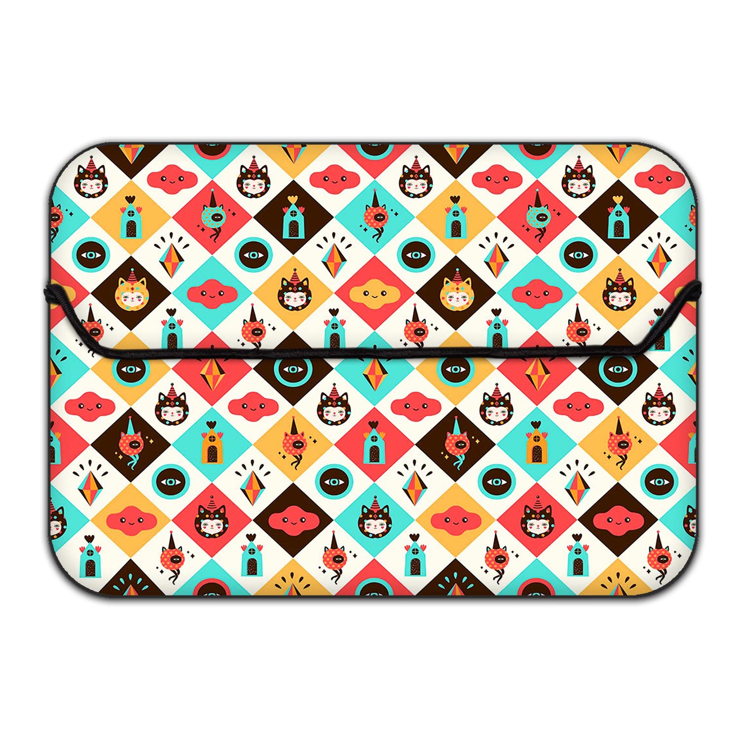 TheSkinMantra Laptop Sleeve, Slip-on Sleeve Case Compatible for Laptops and for MacBook - Compact Sleeve with Quirky Designs (14 x 10 Inch Laptop Sleeve, Cat Checks) (B01D62Y3JM) Amazon Price History, Amazon Price Tracker